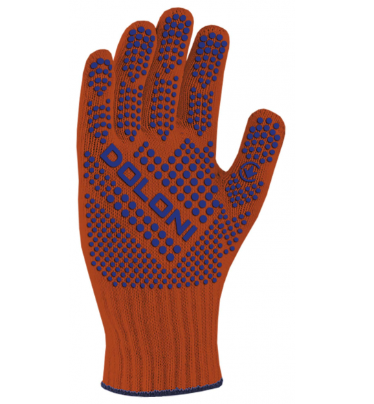 4416 Рукавички Долоні трикотажні робочі з пвх Котон Лайт 10 розмір